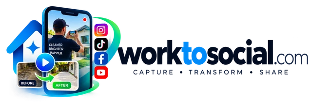 WorkToSocial — Capture, Transform, Share